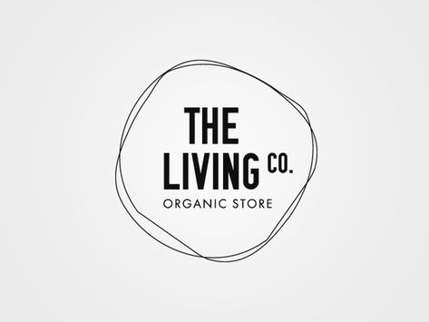 The Living Co. - Organic Store - Logo Design by Big Horror Athens Startup Logo Design, Logo Rond, Organic Store, What Is Fashion Designing, Inspiration Logo Design, Startup Logo, Book And Magazine Design, Store Logo, Simple Logo Design