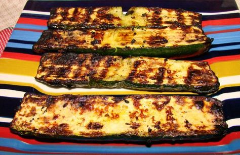 Grilled Zucchini. Grilled Zucchini Recipes, Grilled Vegetable Recipes, Zucchini Recipe, Grilled Fruit, Parmesan Zucchini, Grilled Zucchini, Carrots And Potatoes, Grilled Veggies, Grilled Corn