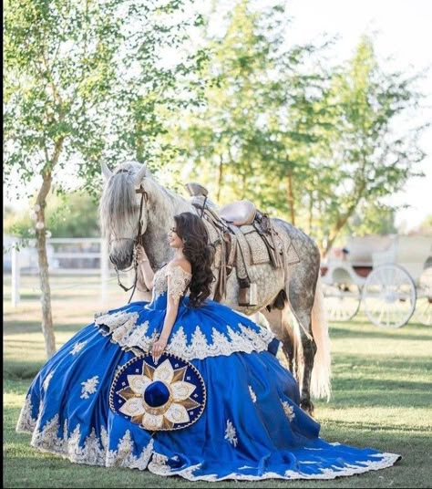 Charo Quinceanera Dresses, Blue Charro Quinceanera Dresses, Mariachi Quinceanera Dress, Quinceanera Dresses Off The Shoulder, Navy Blue Quinceanera Dresses, Royal Blue Ball Gown, Ball Gown Pattern, Royal Blue Quinceanera Dresses, Quinceanera Dresses Mexican