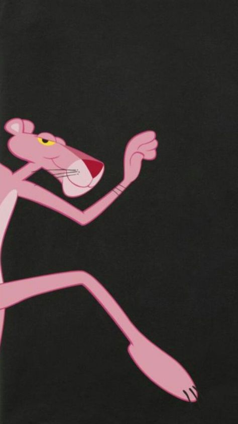 Wall Paper Pink, Pink Panther Cartoon, Classic Cartoon Characters, Pink Panther, Pink Panthers, Pink Wallpaper Iphone, Cute Disney Wallpaper, Old Cartoons, Pink Iphone