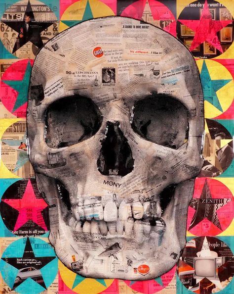 For Sale on 1stDibs - Robert Mars, 'A Chance To Move Ahead' Skull, (2019), Resin, Mixed Media, Wood Panel by Robert Mars. Offered by ARTON CONTEMPORARY. Robert Mars, Mars Art, Art Inventory, Contemporary Landscape Painting, Contemporary Landscape, Wood Panel, Wood Paneling, Mixed Media Art, Mars