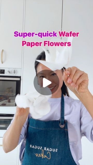 Wafer Paper Flowers Template, Wafer Flower Cake, Wafer Paper Cake Designs, How To Make Wafer Paper Flowers, How To Makr, Wafer Paper Tutorial, Piping Gel, Cake Decorating Flowers, Wafer Paper Flowers