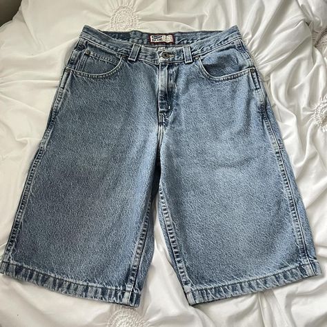 Jorts Vintage Light Denim Jorts - Old Navy Size:... - Depop Jean Jorts, Light Wash Jorts, Diy Jorts From Jeans, Summer Jorts, Denim Jorts, Jorts Women, Jorts Aesthetic, Thrift Finds Clothes, Androgynous Outfits