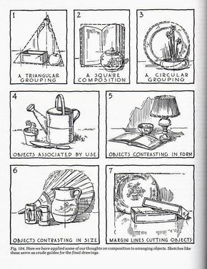 Many years ago I bought the classic book "Rendering In Pen and Ink" by Arthur Guptill. Like most of the art books I buy, it seemed importa... Composition Examples, Composition Tips, Composition Ideas, Art Handouts, Composition Drawing, Composition Painting, Art Composition, Fotografi Digital, Art Theory