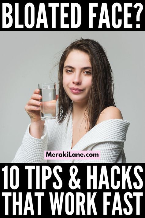 10 Tips and Hacks to Reduce Face Bloat | Why is my face swollen?! If you want to know how to get rid of a puffy face FAST, this post is for you. We sharing everything you need to know - what causes face bloat, how to prevent face bloat, tips to decrease puffiness (including a list of foods to reduce swelling), plus other remedies that work. We've also included makeup tutorials to hide face bloat with makeup so you can look and feel your best every single day! Face Bloat, Bloated Face, Permanent Hair Removal Cream, Puffy Face, Swollen Face, Facial Puffiness, Face Hair Removal, List Of Foods, Painless Hair Removal