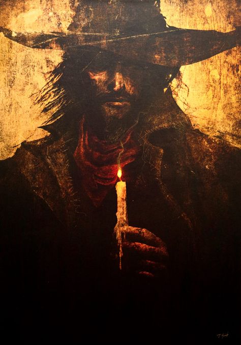 Outlaw Magic: The Subtle Art of Living Outside the Rules Western Gunslinger Art, Western Gunslinger, Gunslinger Art, Dark Western, Hunt Showdown, Gothic Western, Fantasy Western, Wild West Art, Western Gothic