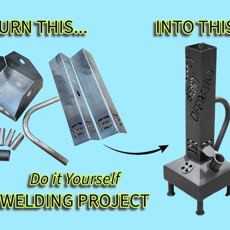 Have a welder and a little know how? Try this do-it-yourself welding project fire pit! This is a custom smudge put, otherwise known as an orchard heater, that can run off of waste oil, diesel fuel, kerosene, and cooking oil! Check it out and see for yourself! Smudge Pot Heater Diy, Diy Welding Projects, Smudge Pot, Diy Heater, Custom Fire Pit, Diy Welding, Diy Fire Pit, Patio Heater, Diesel Fuel