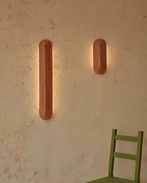 New Volumes Terracotta Pinch small wall light by Kate Stokes For Sale at 1stDibs | terracotta wall light, stokes lighting, pinch wall light Small Wall Lights, Australian Lighting, Pottery Lighting, Terracotta Roof Tiles, Large Wall Lighting, Ceramic Wall Lights, Terracotta Wall, Wall Lighting Design, Ceramic Light