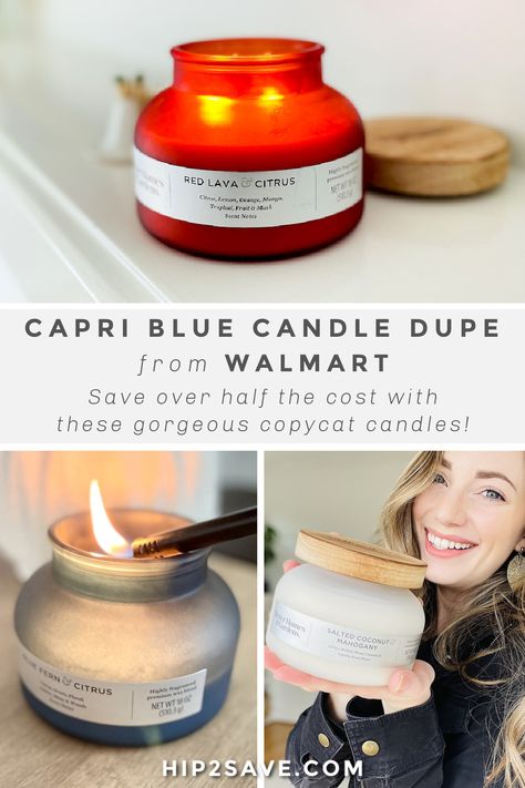 Volcano Scent Essential Oils, Diy Capri Blue Volcano Scent, Capri Blue Volcano Essential Oil Recipe, Anthropologie Volcano Candle, Capri Candle, Walmart Candles, Capri Blue Volcano Candle, Target Candle, Circle E Candles