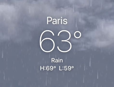 Waldorf Lifestyle, Paris Weather, Champagne Coast, Paris Life, Magnolia Parks, Weather App, I Love Rain, Board Covers, Airport Travel