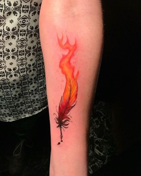 Phoenix Feather Tattoo Ideas Feather Flame Tattoo, Tattoo Ideas Rebirth, Phoenix Feather Tattoo Men, Feather Fire Tattoo, Phoenix Feather Tattoos For Women, Fire Feather Tattoo, Pheonix Feather Tattoo For Women, Phoenix Ashes Tattoo, Rise From The Ashes Tattoo