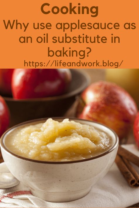 Why use applesauce as an oil substitute in baking? Vegetable Oil Substitute, Baking With Applesauce, Canned Applesauce, Oil Substitute, Thm Desserts, Baking Substitutes, Single Recipes, Cake Tasting, Healthy Alternatives