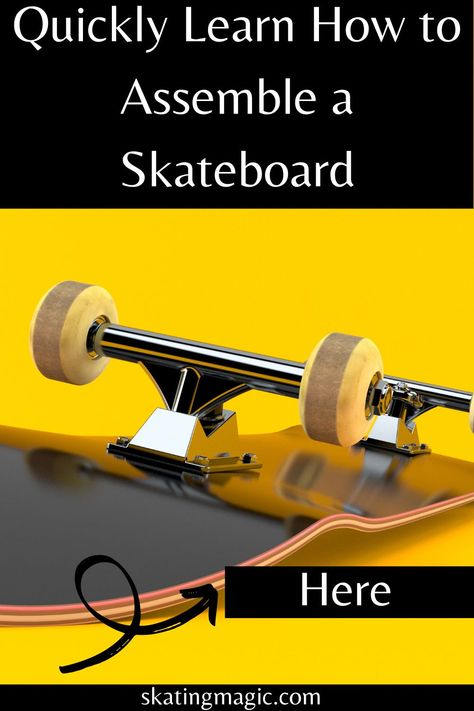 A quick and easy skateboard beginner guide on how to assemble a skateboard. Beginner Skateboard, Skateboarding Tricks, Penny Skateboard, Cool Skateboards, Home A, Beginners Guide, A Video, Skateboard, Step By Step