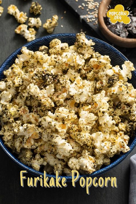 Nori Recipe, Japanese Spices, Savory Popcorn, Spiced Popcorn, Game Snacks, Flavored Popcorn, Popcorn Recipes, Finger Food Appetizers, Lunch Snacks