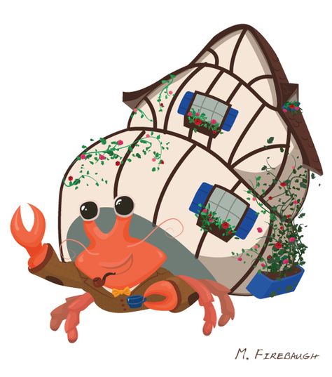 Arts Month, Crab House, Hermit Crabs, Hermit Crab, Fantasy House, Happy Things, Art Lesson Plans, Art Lesson, School Art