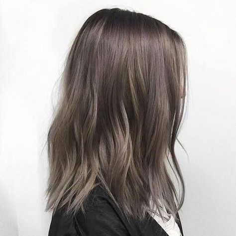 Ashy brown #avedaibw Blue Brown Hair, Cool Brown Hair, Gray Highlights, Ash Brown Balayage, Brown Hair Inspiration, Ash Brown Hair Color, Ash Hair, Brown Hair Looks, Ash Brown Hair