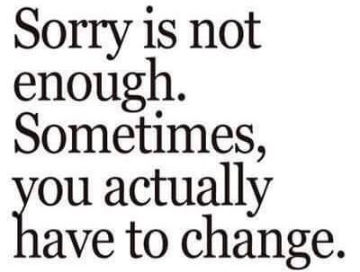 You can only break the same heart & let the same person down so many times before I'm sorry isn't good enough. Short Inspirational Quotes, Truth Hurts, Visual Statements, E Card, Quotable Quotes, Sarcastic Quotes, Just Saying, Not Enough, True Story