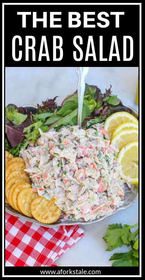 Chinese Buffet Crab Salad Recipe, Canned Crab Salad Recipe Easy, Blue Crab Salad, Mock Crab Salad, Crabmeat Salad Recipe, Easy Crab Salad Simple, Surimi Salad Recipe, Fake Crab Salad Recipe, Imation Crab Salad Recipes