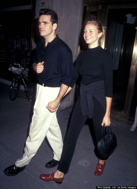 Cameron Diaz 90s, Cameron Diaz, 90s Style, Fashion Weeks, 60s Fashion, 가을 패션, Mode Vintage, Looks Style, Celebrity Couples