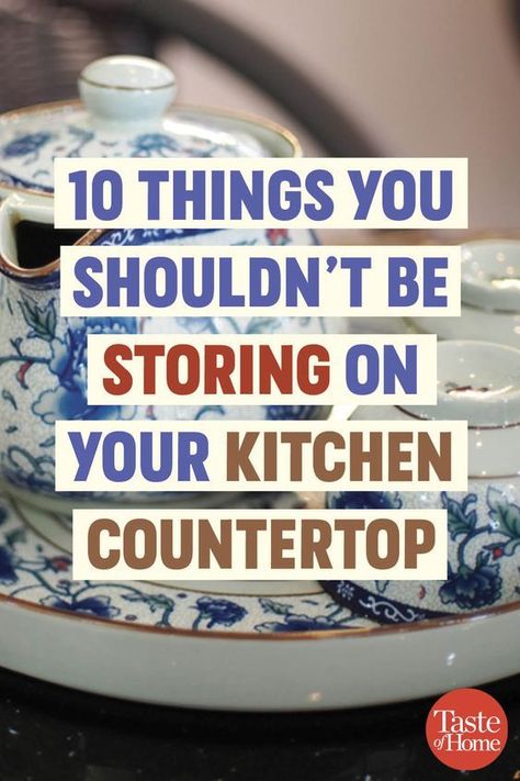 Declutter Kitchen Countertops, Small Kitchen Counter, Kitchen Countertop Organization, Kitchen Countertop Decor, Kitchen Counter Organization, Declutter Kitchen, Kitchen Storage Hacks, Countertop Decor, Small Kitchen Organization