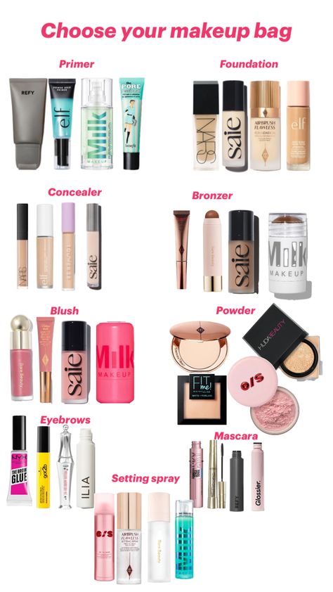 Pick your makeup bag Pick Your Makeup, Makeup Order, Makeup Yourself, Makeup Bag, Makeup, Quick Saves, Make Up