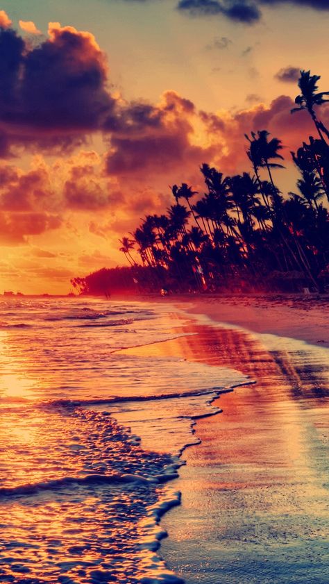 Sunset Beach iPhone 5s Wallpaper Download | iPhone Wallpapers, iPad wallpapers One-stop Download Iphone 5s Wallpaper, Iphone 6 Wallpaper, Best Iphone Wallpapers, Beach Wallpaper, Sunset Wallpaper, Wallpapers Iphone, Alam Yang Indah, Sunset Beach, Beach Fun