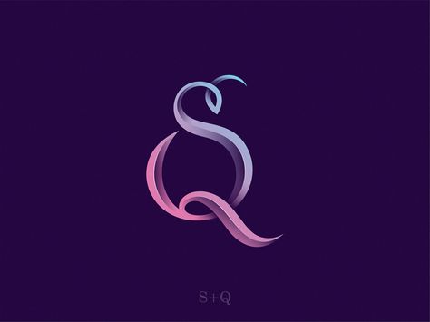 monogram SQ by Yuri Kartashev #Design Popular #Dribbble #shots Empire Wallpaper, P Logo Design, Lettermark Logos, Homemade Perfume, Hair Salon Logos, Shape Tattoo, Dp For Whatsapp, Typography Layout, Letter Logo Design