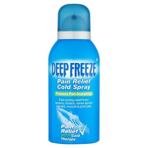 Deep Heat, 150ml Freeze Cold Spray Deep Freeze https://www.amazon.co.uk/dp/B001RYNPTG/ref=cm_sw_r_pi_dp_x_Ml4Pyb7GFR0KQ Cold Relief, Skin Tonic, Deep Freeze, Freezing Cold, Scalp Care, Cold Therapy, Back Neck, Helpful Tips, Irritated Skin