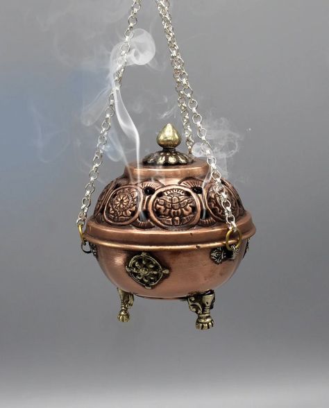 Antique Incense Burner, Hanging Incense Burner, Robotic Engineer, Chinese Incense Burner, Eight Auspicious Symbols, Dark Hippie, Future Interior Design, Insence Burner, Dragon Incense Burner