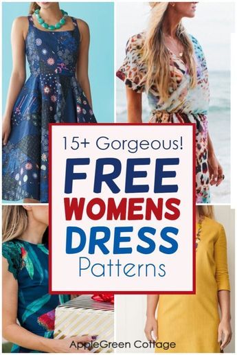 Womens Dress Patterns, Dress Patterns For Women, Women's Dress Patterns, Summer Dress Sewing, Summer Dress Sewing Patterns, Robe Diy, Free Sewing Projects, Dress Sewing Patterns Free, Gorgeous Summer Dresses