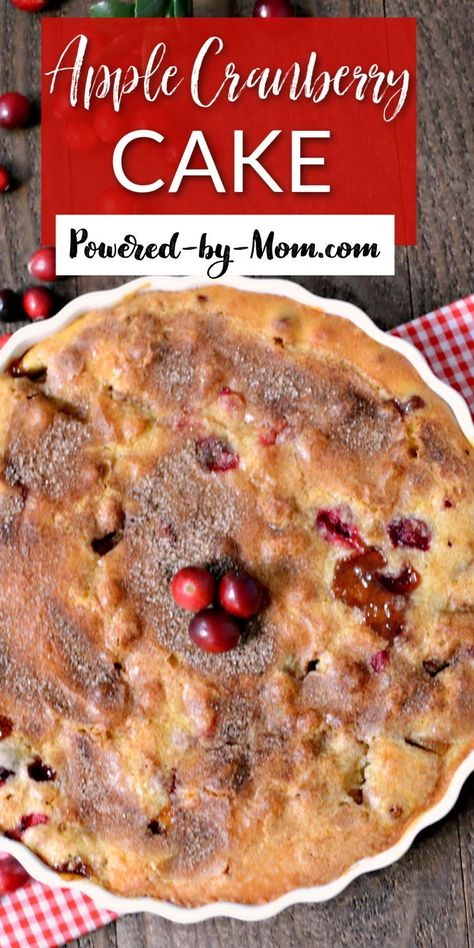 Enjoy this Yummy Apple Cranberry Cake this fall and winter season or be like us and enjoy it any time of the year. It’s so delicious and makes for a great family dessert. Fresh Cranberry Cake Recipes, Cranberry Cake Recipes Easy, Apple Cranberry Cake, Cranberry Cake Recipes, Apple Cranberry Dessert, Cranberry Recipes Dessert, Cranberry Cake Recipe, Fresh Cranberry Recipes, Cranberry Dessert