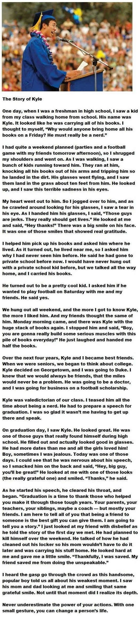 Kyle's story: | 33 Pictures That Will Make You Proud To Be A Human Being Again Inspirational Stories, Faith In Humanity Restored, Humanity Restored, Gives Me Hope, E Card, Faith In Humanity, Random Acts Of Kindness, Inspirational Story, Phone Backgrounds