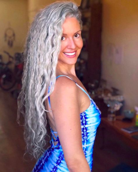 15 Women Who've Embraced Their Curly Gray Hair and Love it! - Curly Grey Hair, Curly Gray Hair, Grey Hairstyles, Grey Hair Care, Gray Hairstyles, 2021 Outfits, Silver Haired Beauties, Grey Curly Hair, Salt And Pepper Hair