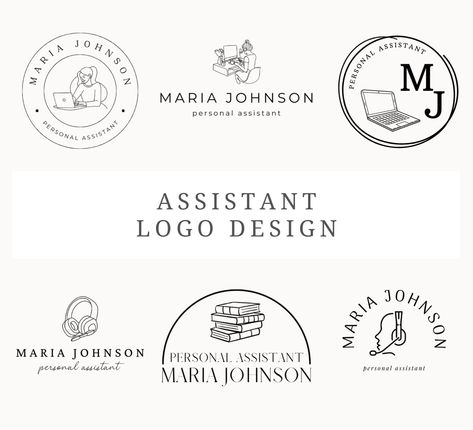 Logos, Virtual Assistant Logo, Logo Design Canva, Money Edit, Digital Assistant, Personal Assistant, Canva Pro, Google Docs, Microsoft Word