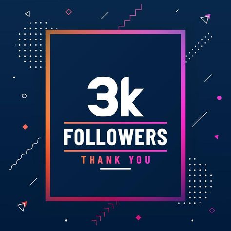 Thank you 3K followers, 3000 followers celebration modern colorful design. 3k Followers Thanks, 1k Followers Background Editing, 6000 Followers, Fall Wallpaper Tumblr, 3000 Followers, B Letter Images, Red Background Images, Letter Images, Cake Roll