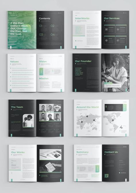 Company Newsletter Template, Editorial Book Layout, Company Profile Design Layout, Company Handbook, Simple Layout Design, Digital Magazine Design, Canva Presentation Template, Canva Presentation, Medical Brochure