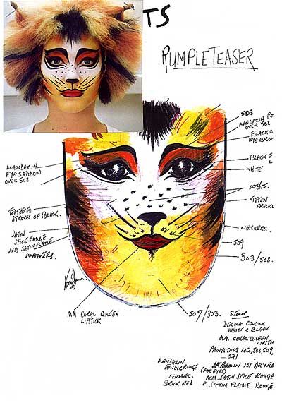 Rumpleteazer | 'Cats' Musical Wiki | FANDOM powered by Wikia Cats The Musical Costume, Simple Cat Makeup, Cats 2019, Jellicle Cats, Mask Cat, Cat Cosplay, Cats Musical, Older Cats, Face Chart