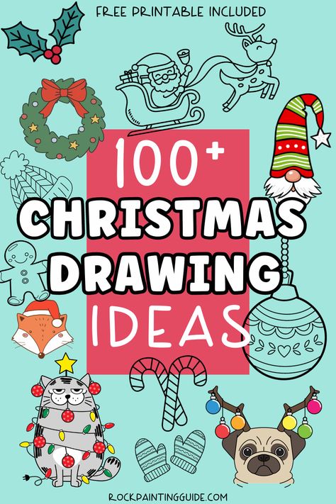 100+ Jolly Christmas Drawing Ideas for All Ages [FREE Printable] Drawing Ideas Christmas, Winter Drawing Ideas, Christmas Drawings For Kids, Christmas Drawing Ideas, Winter Drawing, Easy Christmas Drawings, Elf Drawings, Candy Drawing, Xmas Drawing