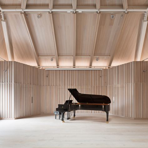 Music Room Classical, Music Room Architecture, Music In Architecture, Music School Design Architecture, Music Room Grand Piano, Royal Academy Of Music, Piano Decor, Piano Studio, Music Practice