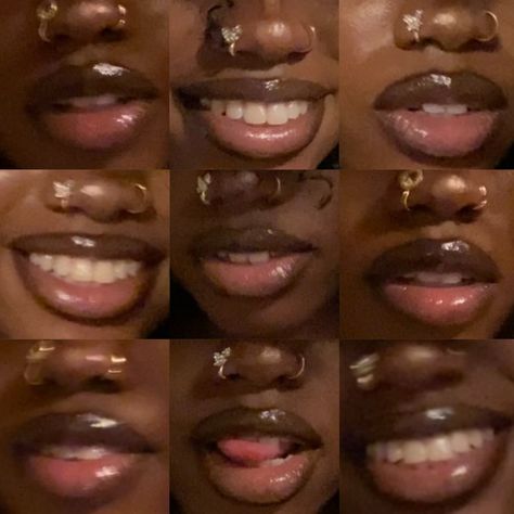 Glossy Lips Makeup, Maquillage Yeux Cut Crease, Cute Nose Piercings, Makeup For Black Skin, Brown Skin Makeup, Lip Makeup Tutorial, Katsuki Bakugo, Cute Makeup Looks, Lip Products