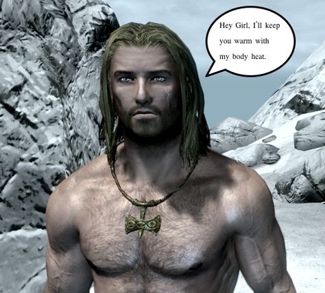 Hey Girl, Skyrim body heat Skyrim Nord, Fantasy Male, Hey Girl, Couple Art, Body Heat, Skyrim, Worlds Largest, Jon Snow, Social Community