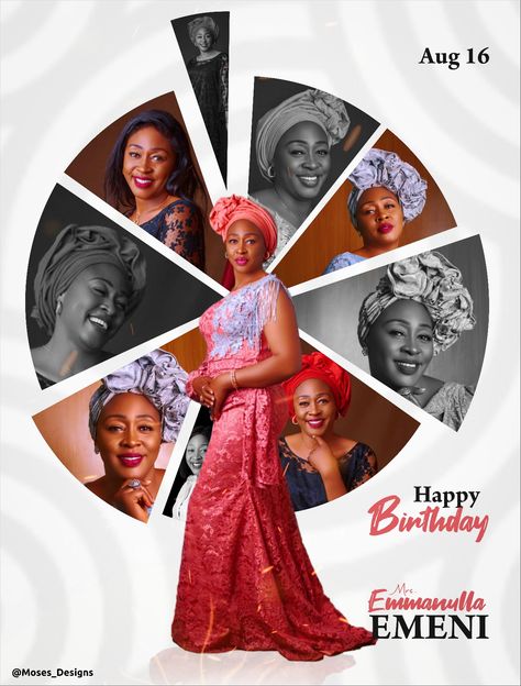 Happy Birthday Creative Poster, Birthday Creative Poster, Happy Birthday Poster Ideas, Graphical Poster, Pastor Wife, Instagram Grid Design, Digital Photography Backdrops, Happy Birthday Design, Happy Birthday Posters