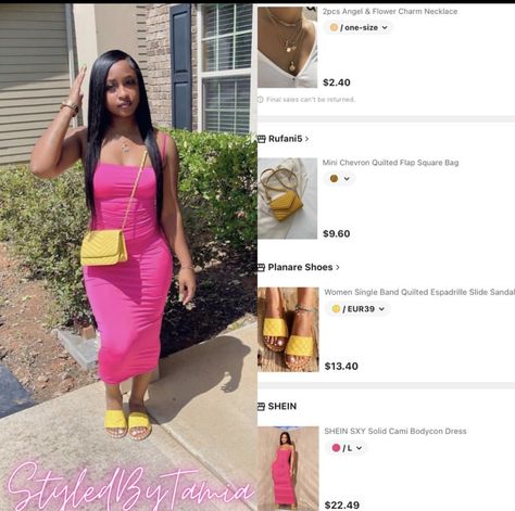 Shein Sandals Outfit, Comfortable Shein Outfits, Cute Shein Outfits Black Women Summer, Shein Easter Outfits, Shein Outfits Black Women Ideas, Cute Outfits Spring Black Women, Shein Birthday Outfits Summer, Shein Outfits School 2023 Baddie, Shein Inspired Outfits Birthday