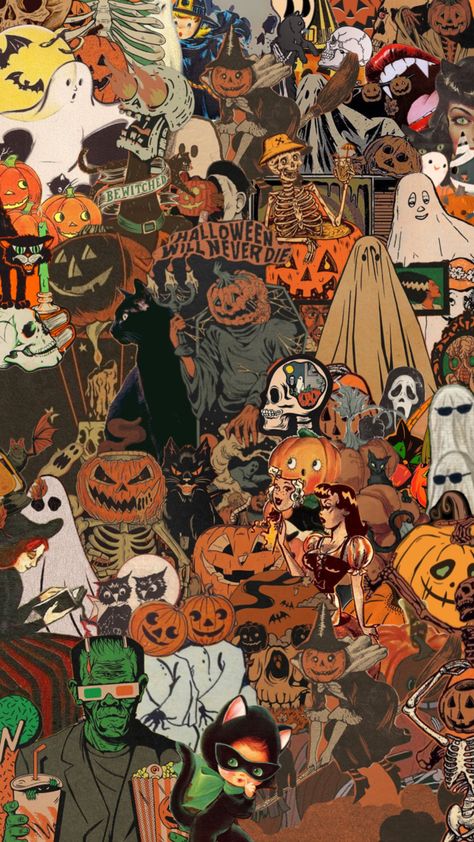 Wallpaper Backgrounds Aesthetic Vintage Fall, Sleepover Halloween, Halloween Sleepover, Creepy Movies, Iphone Wallpaper Preppy, Halloween Wallpaper Backgrounds, Halloween Wallpaper Cute, Halloween Photography, Halloween Countdown