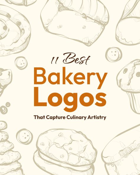 🎨🍞 Feast your eyes on the 11 best bakery logo designs!   From playful illustrations to elegant typography, each logo captures the essence of its bakery with unique charm and style.   Ready for some delicious inspiration? Bakery Logos Ideas, Sourdough Bakery Logo, Homemade Bakery Logo Design, Cookie Business Logo, Pastry Logo Design, Pastries Logo, Bakery Logo Inspiration, Pastry Logo, Sweet Logo