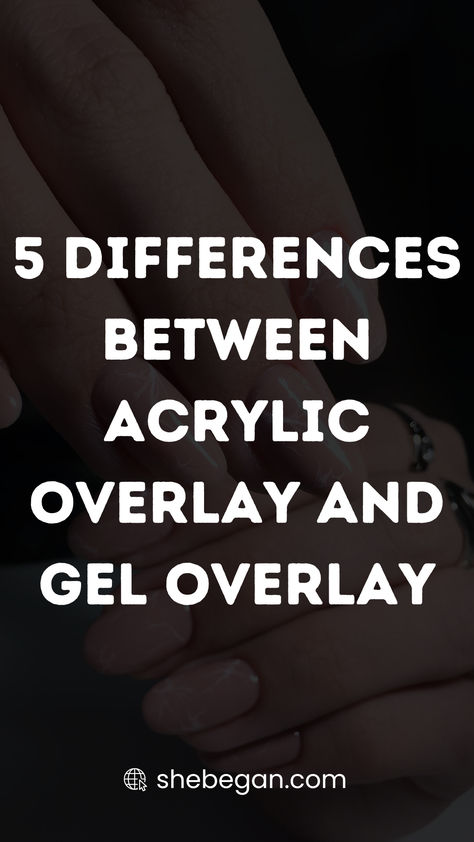 Going for an overlay is now a trendy manicure; not only is it a protective layer for natural nails, but it is also known for its elegant look. As a lover of this beauty, you might be torn between acrylic overlay vs gel overlay and want to know which one is better.

In this article, we would carefully compare both overlays by discussing the benefits and differences of acrylic overlay and gel overlay. I will also give a detailed description of each overlay, so read on. Acrylic Gel Overlay Nails, Acrylic Overlay Nail Ideas, Bio Gel Overlay Nails, Acrylic Overlay With Gel Polish, Clear Acrylic Overlay On Natural Nails, Clear Overlay Nails Natural, Overlays Nails Designs, Natural Nails With Acrylic Overlay, Pink Gel Overlay Nails