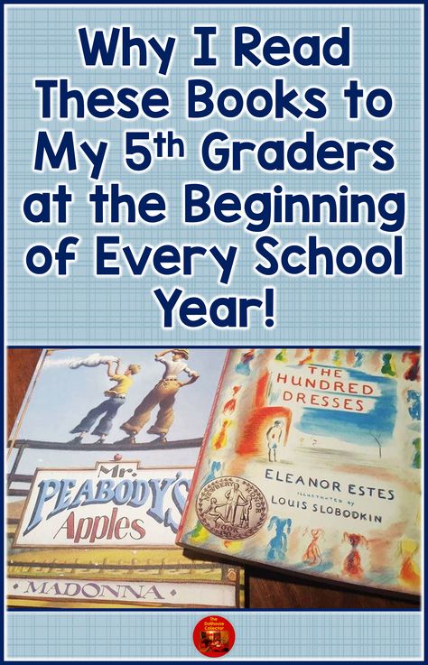 Beginning Of The Year Projects, 5th Grade 1st Day Of School, Whole School Activities Elementary, Grade 5 First Day Of School, Hundred Dresses Book Activities, First Week Of School Library Lessons, 5th Grade Community Building Activities, First Day 5th Grade Activities, Mr Peabody's Apples Activity