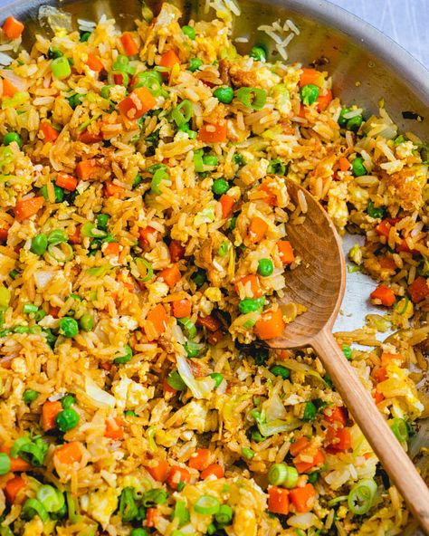 Fried Rice - Take out style Best Fried Rice, Fried Rice Seasoning, A Couple Cooks, Homemade Comfort Food, Making Fried Rice, Brown Rice Recipes, Vegetable Fried Rice, Vegetarian Cookbook, Couple Cooking