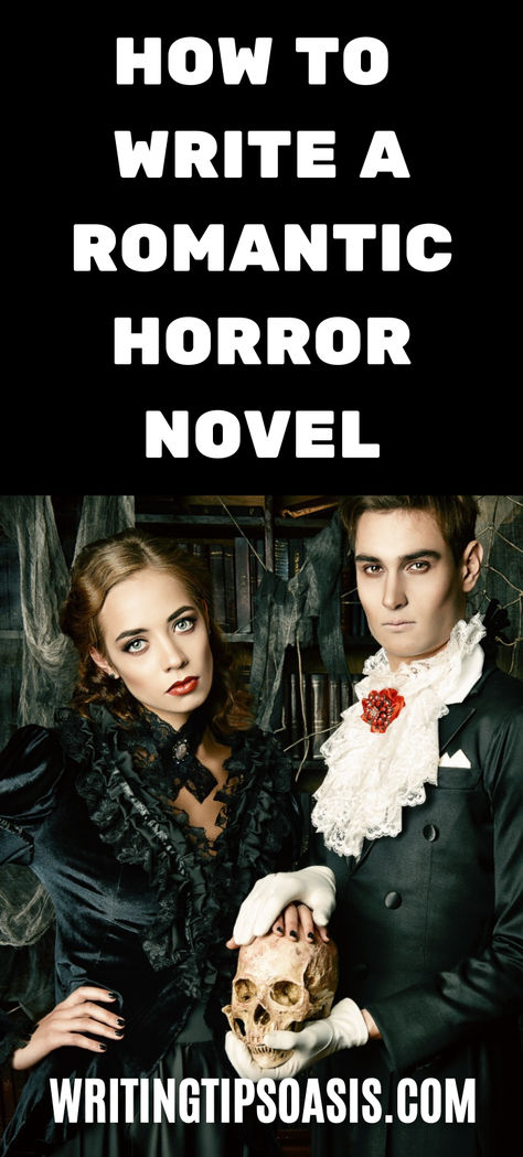 how to write a romantic horror novel Writing A Horror Novel, Horror Storyboard, Horror Writing Tips, Romantic Horror, Writing Horror, Thriller Novels, Writing Things, Aspiring Author, Horror Fiction