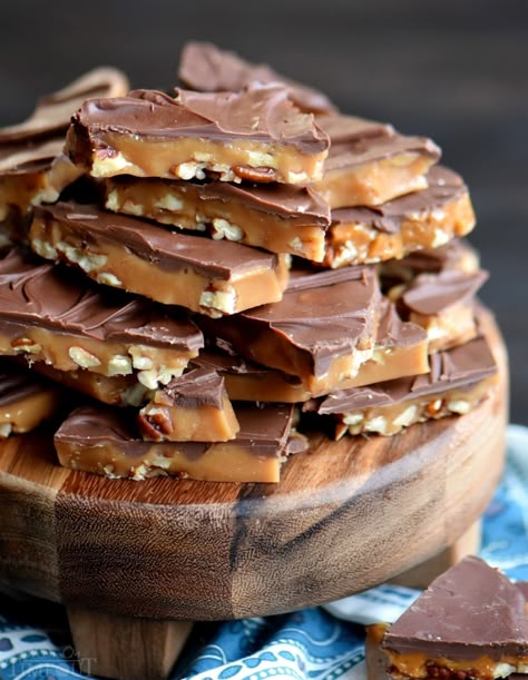 Better Than Anything Toffee | Challenge Dairy Easy Toffee Recipe, The Best Toffee Recipe, Galette Des Rois Recipe, English Toffee Recipe, Easy Toffee, Toffee Candy, Sweet Milk, Toffee Recipe, Toffee Bars